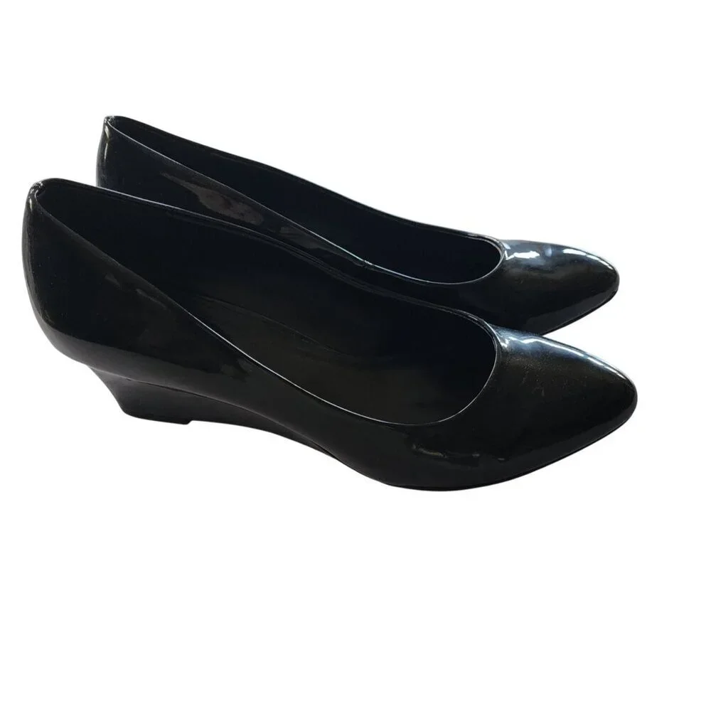 Bandolino wedges black shoes 8.5 women